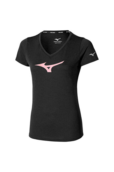 MIZUNO Γυναικείο Αθλητικό Μπλουζάκι Τρεξίματος Core Runbird FW 2025 - Μαύρο - S