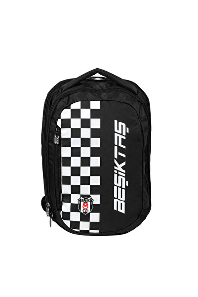 Beşiktaş Lisanslı 3 Bölmeli Sırt Çantası - Laptop Gözlü Su İtici Özellikli Da...