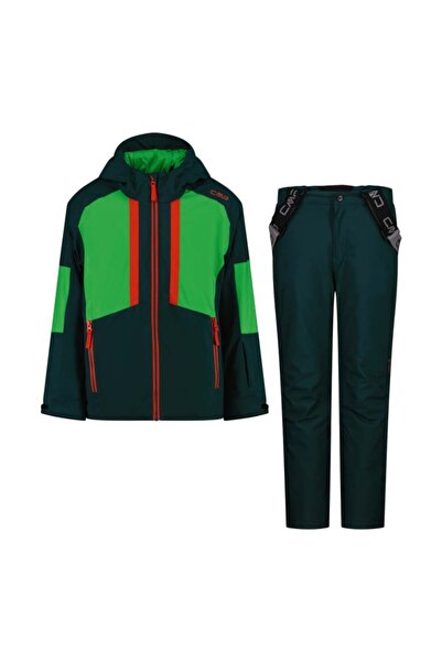 CMP Set jachetă și pantaloni pentru copii 35W0294-Verde-152