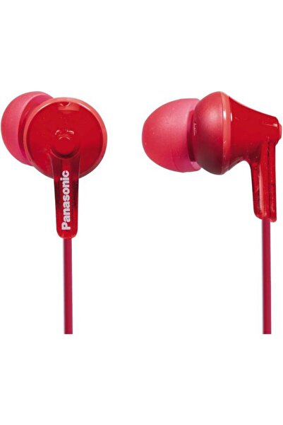 PANASONIC RP-HJE125E-R Stereo Earphones - Red