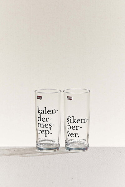 Paşabahçe Lügat Rakı Glass Set of 2 205 Cc