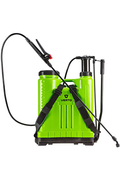 VERTO 15G507 Manual Garden Sprayer, 15 L, 2.5-3.5 bar, Green