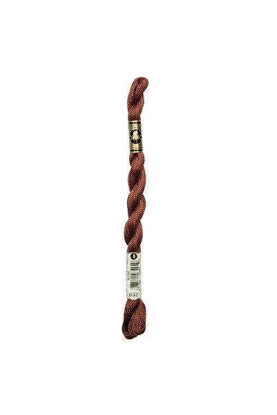 MayHome DMC Κλωστή Κεντήματος Cotton Perle 115 No5 Βαμβακερή 632 Στριφτή Καφέ...