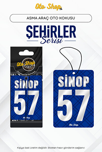 OTOSHOPTR SİNOP 57 Şehir Kokuları Serisi Oto Araç Kokusu