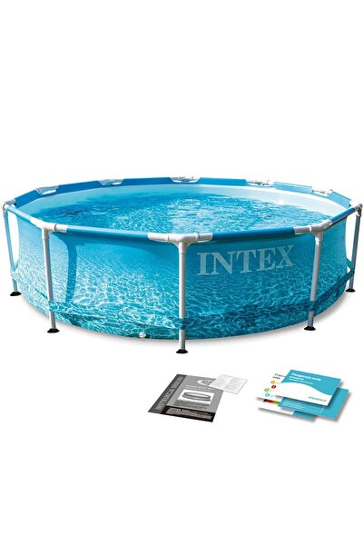 Intex Piscină cu cadru 305x76 cm, Set 5-în-1