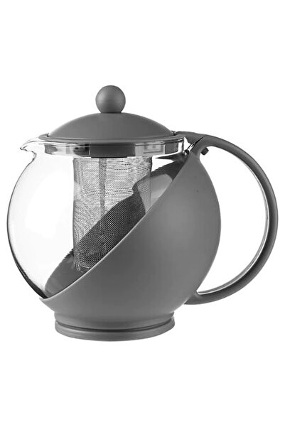 OEM Ceainic de sticlă cu infuzor din oțel inoxidabil, 1,25 L, sticlă borosili...