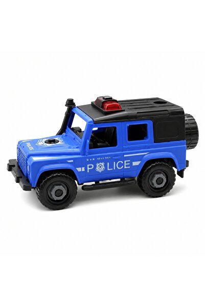 Avaleea Masina De Politie Offroad De Asamblat Pentru Copii, Jucarie DIY Cu Ve...