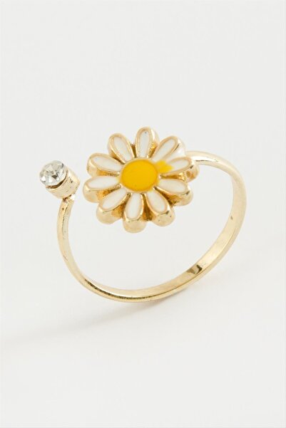 ZERO LAND Zengemtr Daisy Enamel (223521) Stone Ring-Yellow