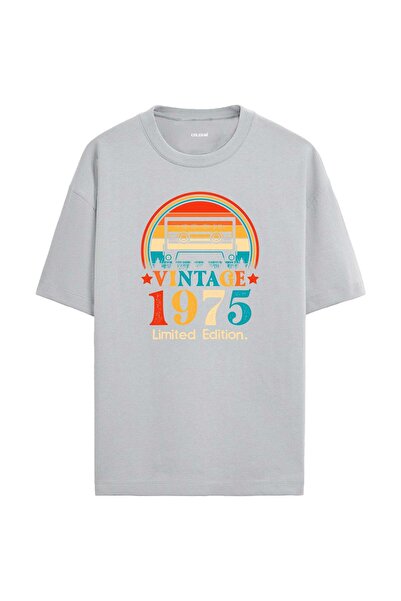 Colermi 1975 Mixtape Round Neck Oversize Vintage T-Shirt