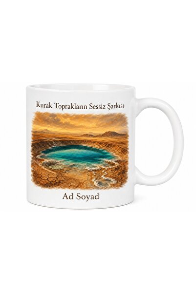 Tupya Gift Konya Karapınar Meke Lake Acıgöl Düden Lakes Desert Landscape Mug ...