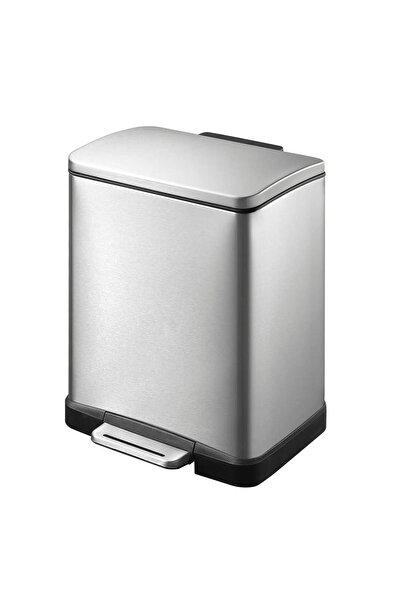 EKO Coș de gunoi cu pedală, EKO, E-Cube, 12 litri, 1 compartiment, inox