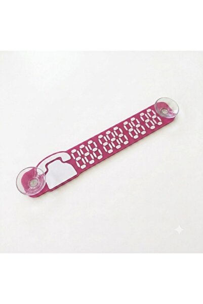 Oto Aksesuarcım Car Windshield Phone Number Parking Plate Plexiglass Pink White
