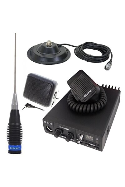 Storm Kit stație radio CB Discovery III 2018 + Antenă radio CB Megawatt ML145...