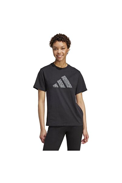 adidas Γυναικείο κοντομάνικο μπλουζάκι με σχέδιο ζώων XS