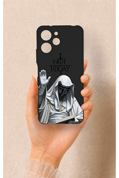 Vip Case Redmi 12 Uyumlu Not Today Desenli Silikon Kılıf