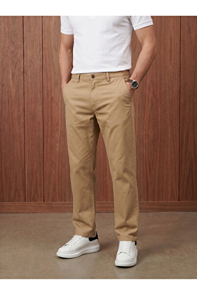LUMAST Osnovni Slim fit Chino Lan Hlače