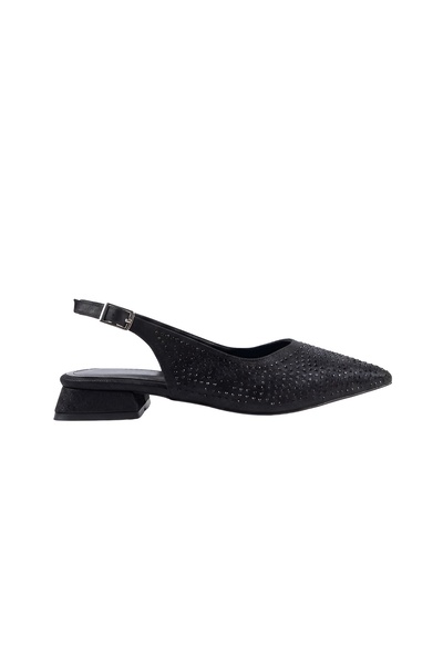 trender Women's Evening Dress Sandals 732.324 Black Satin