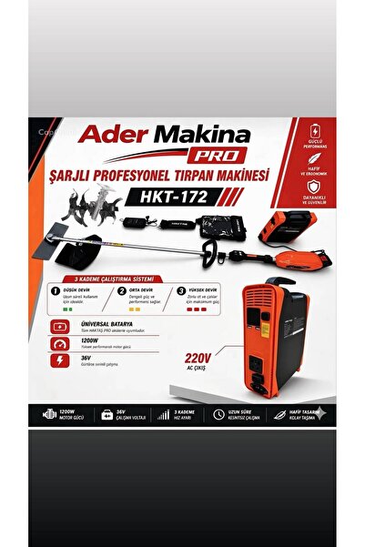 ADER Şarjlı profesyonel tırpan
