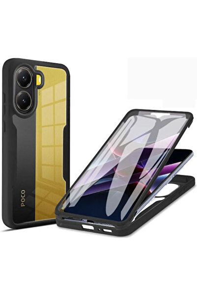 Techsuit ColorVerse 360 Πλήρης Κάλυψη Σιλικόνης Μαύρο (Poco X7 Pro) Κωδικός: ...