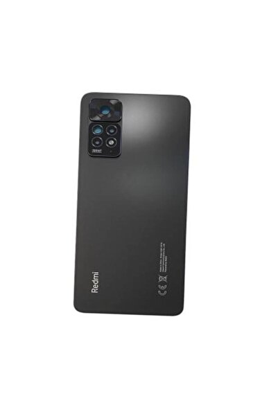 Xia omi Uyumlu Redmi Note 11 Pro Siyah Kamera Camlı Arka Pil Kapağı Batarya Kapağı Arka Kapak