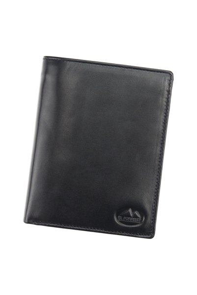 El Forrest Portofel elegant din piele pentru bărbați cu RFID