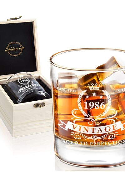 OEM Pahar pentru Whisky Rocznik 1985 Cadou pentru 40 de Ani 340 ml