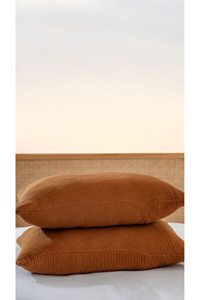 Comfort Craft طقم غطاء وسادة من الموسلين مكون من 4 طبقات - عبوة من قطعتين - 1...