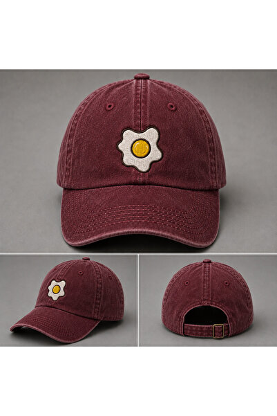 WeavedCo Egg Embroidered Vintage Washed Cap Hat