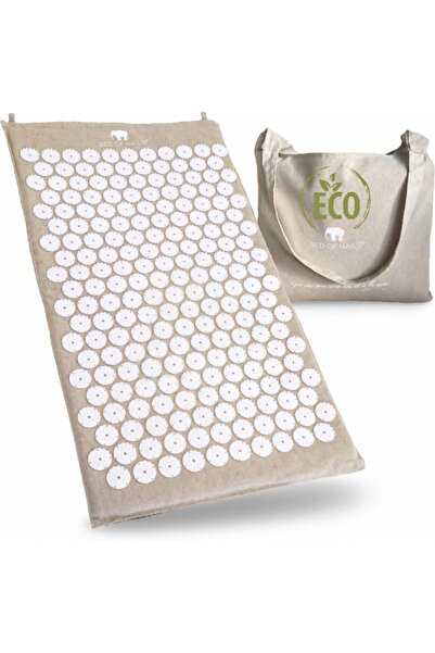 OEM Saltea ecologică pernă pentru acupresură din in organic 8820 de colțuri, bej