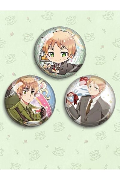 Fivy 3’lü Hetalia Arthur Rozet Seti