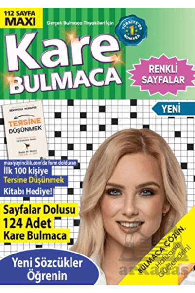Maxi Yayıncılık Maxi Kare Bulmaca 25