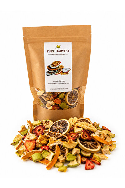 Pure Harvest Fit Sultan Meyve Çayı 100g -Çilek ,Yeşil Elma Limon Taneleri , A...