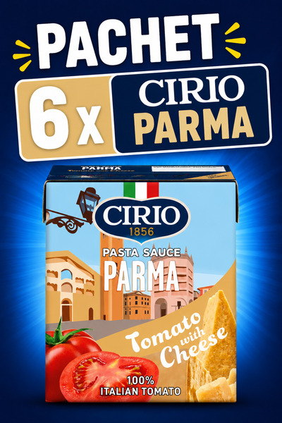 Cirio PACHET 6 X Sos pentru paste cu parmiggiano reggiano PARMA