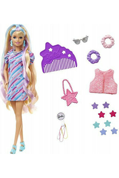 Barbie Κούκλα με ίσια μαλλιά για 3+ ετών 32 εκ.