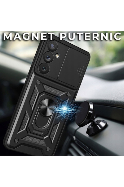 DD Daden Husa pentru Samsung Galaxy A17 5G / A17 4G DaDen® Hybrid Armor Kickstand, Slider Camera, Antisoc, Protectie Superioara