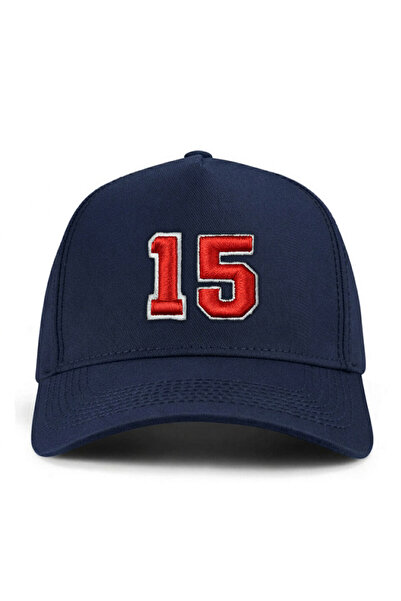 PataCute Number 15 Embossed Molded Baseball Cap