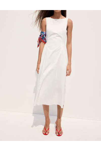 Evendi Rochie medie, Alb