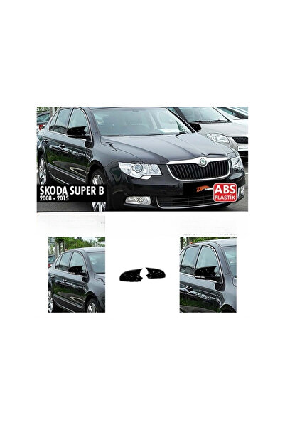 Lumi LUXURY Set de 2 ornamente oglinzi compatibile cu Skoda Superb II 2008-20...