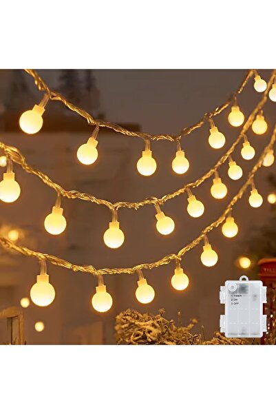 OEM Φωτάκια LED Εξωτερικού Χώρου σε Σχήμα Σφαίρας, 6Μ 40 LED, Με Μπαταρία και...