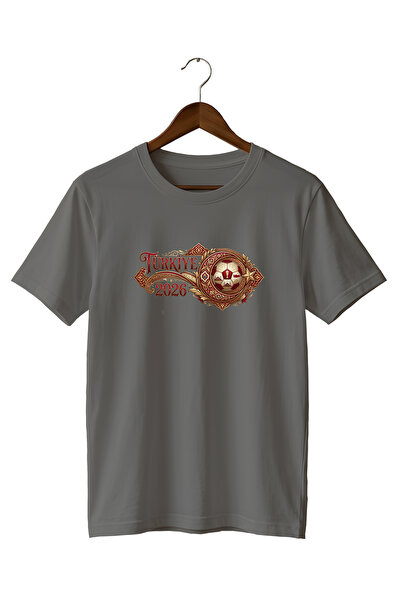 WİDİ Special Design Turkey 2026 National Team Fan T-Shirt 100% Cotton