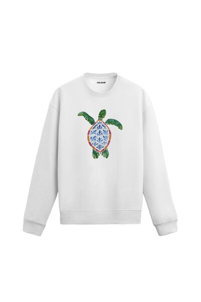 Colermi Sea Turtle Design Sweatshirt