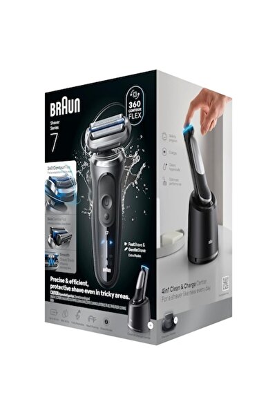 Braun Aparat de ras electric Series 7 7187 ProSkin pentru bărbați, SmartCare ...