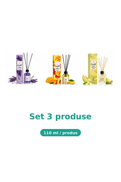 Golf Set 3 Produse Golf, Mix Lavanda, Mango, Melon