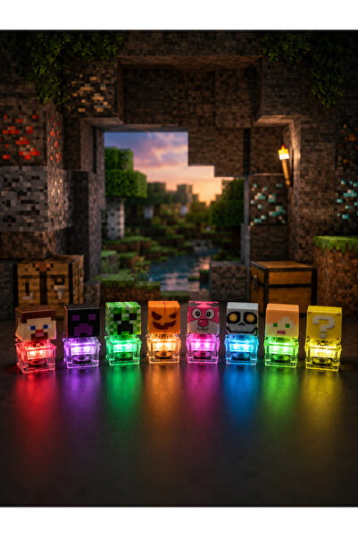 MYÖZYURT Privjesak za tastaturu sa Minecraft temom