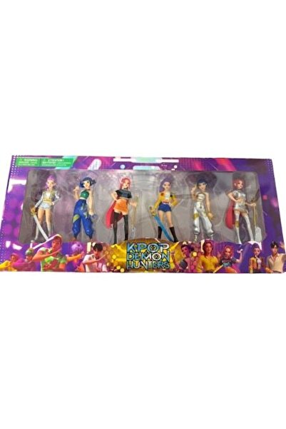 OEM Set K-Pop 6 figurine, personaje diverse, multicolor, 12 cm