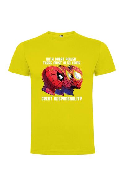 iLovePrints Spiderverse: Great Power Responsibility Tshirt