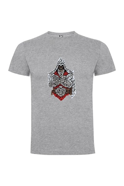 iLovePrints Black and White Assassins Tshirt