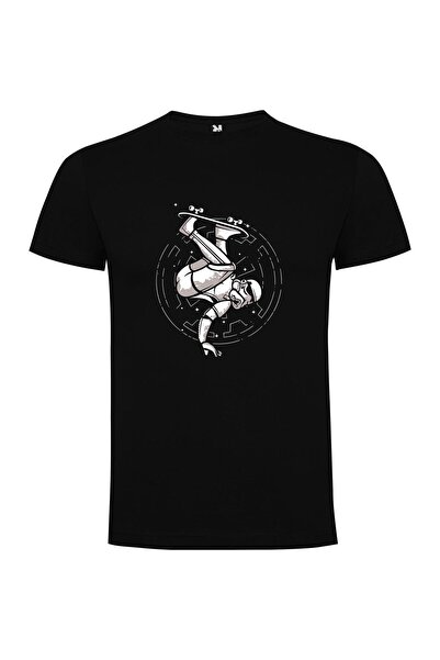 iLovePrints Skateboard Stormtrooper Spacewalk Tshirt