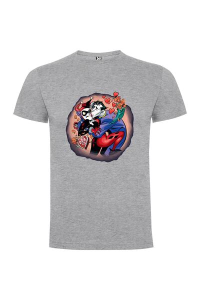 iLovePrints Animated Passion: Joker's Embrace Tshirt