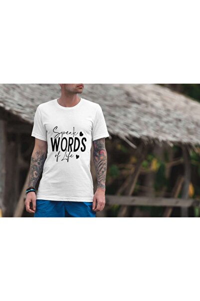 iLovePrints Words of Life Design Tshirt